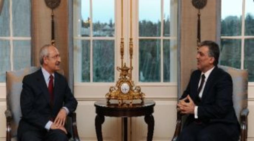 Cumhurbaşkanı G&uuml;l, Chp Genel Başkanı Kılı&ccedil;daroğlu&rsquo;nu Kabul Etti