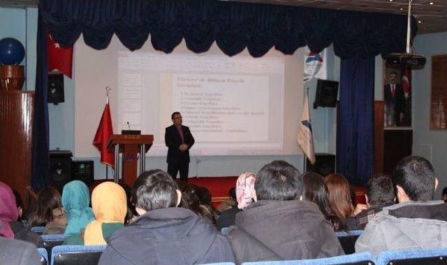 Ağrı İbrahim Çeçen Üniversitesinde “engelsiz Okul” Konulu Konferans Verildi 2