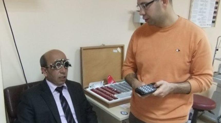 Engelli &Ouml;ğrenciler G&ouml;z Taramasından Ge&ccedil;ti