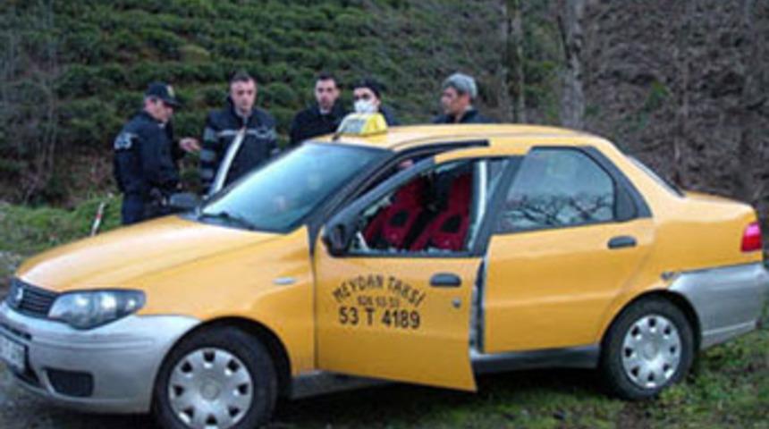 Trabzon'da taksi şof&ouml;r&uuml;ne infaz