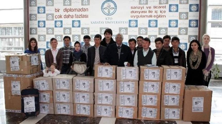 Yabancı &Ouml;ğrencilerinden Suriye Halkına Yardım