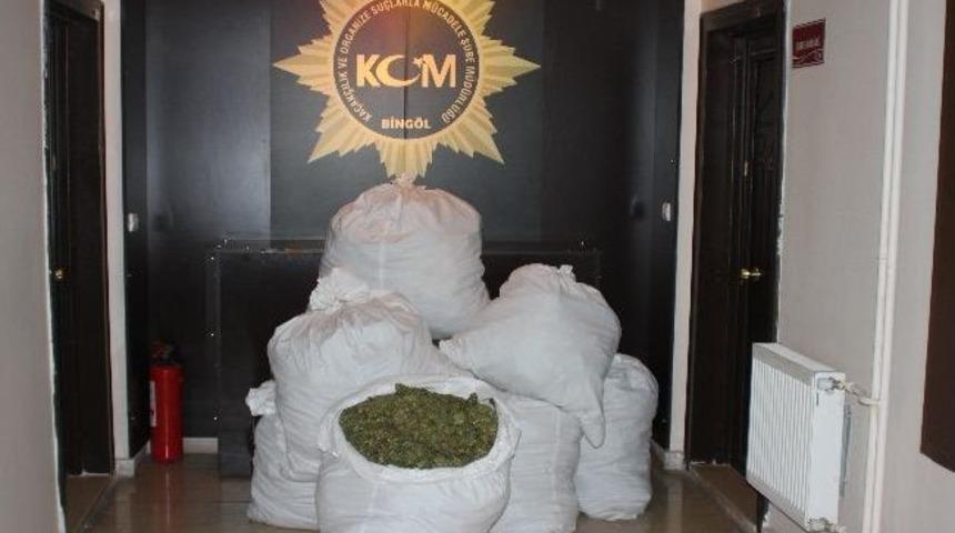 Bing&ouml;l&rsquo;de 128 Kilo Esrar Ele Ge&ccedil;irildi