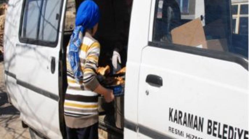 Karaman Belediyesi, Her G&uuml;n 250 Aileye Yemek Dağıtıyor