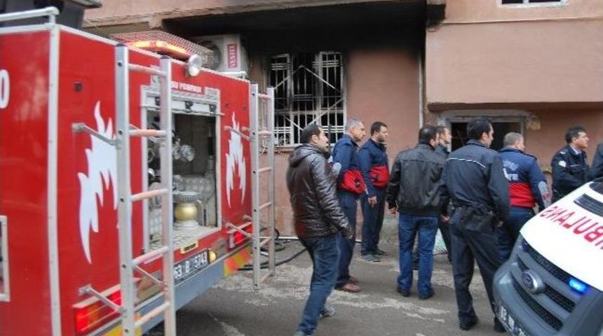 Şanlıurfa'da Evde Yangın