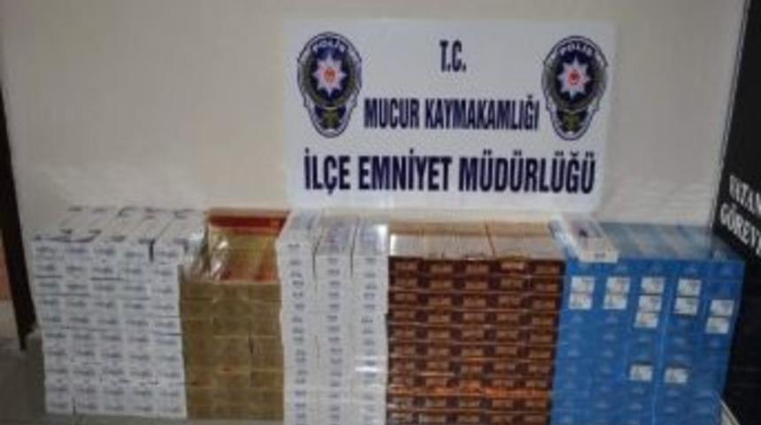 Mucur&rsquo;da 2 Bin 250 Paket Ka&ccedil;ak Sigara Ele Ge&ccedil;irildi