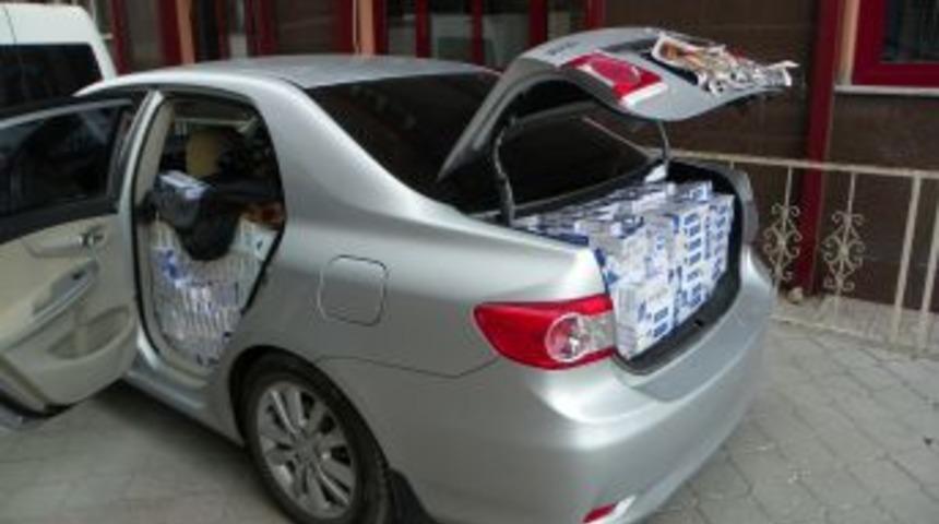 Ka&ccedil;ak Sigara Sevkiyatı I&ccedil;in Otomobilin Koltuklarını S&ouml;km&uuml;şler