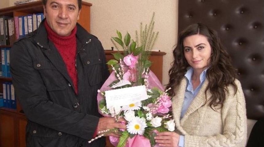 Başkan İşleyen&rsquo;den 8 Mart D&uuml;nya Kadınlar G&uuml;n&uuml; Ziyareti