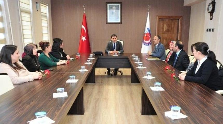 Vali Vekili Aktaş&rsquo;a 8 Mart D&uuml;nya Kadınlar G&uuml;n&uuml; Ziyareti