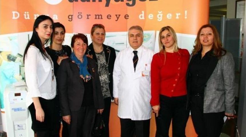 D&uuml;nyag&ouml;z&rsquo;den Kadın Muhtarlara G&ouml;z Muayenesi