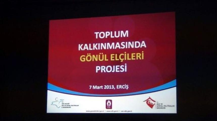 G&ouml;n&uuml;l El&ccedil;ileri Projesi Ercişli Gazetecilere Tanıtıldı