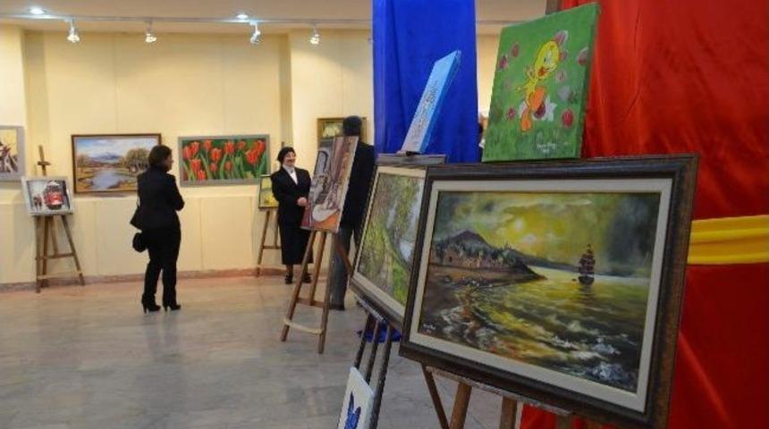 8 Mart&rsquo;ta Kadınlardan Resim Sergisi