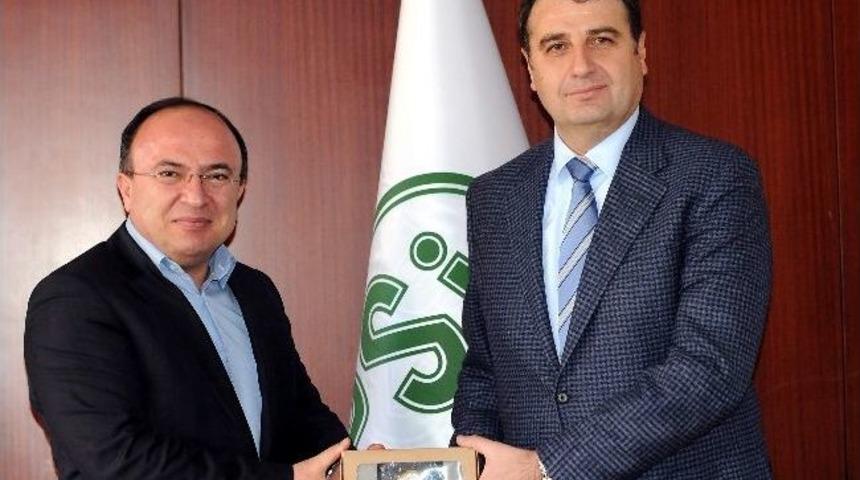 Karahasan, Dsi Ve Tarım İl M&uuml;d&uuml;rlerini Ziyaret Etti