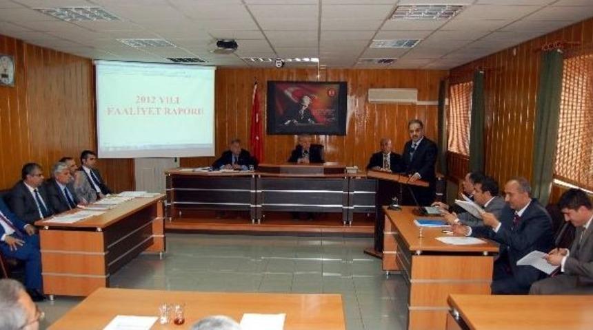 Adıyaman İl &Ouml;zel İdaresi 2012 Yılı Faaliyet Raporu Onaylandı