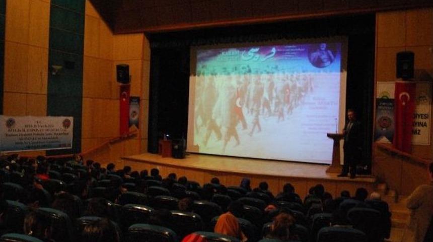 Tatvan&rsquo;da "&ccedil;anakkale" Konferansı