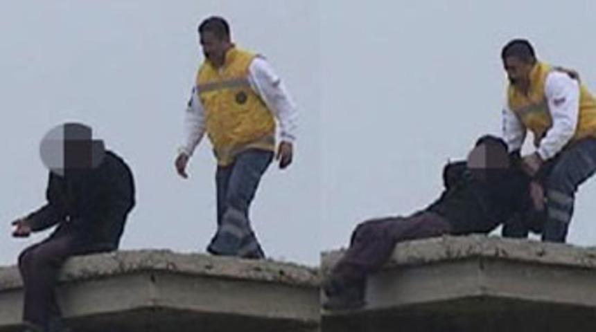 Ambulans şof&ouml;r&uuml; intiharı b&ouml;yle engelledi