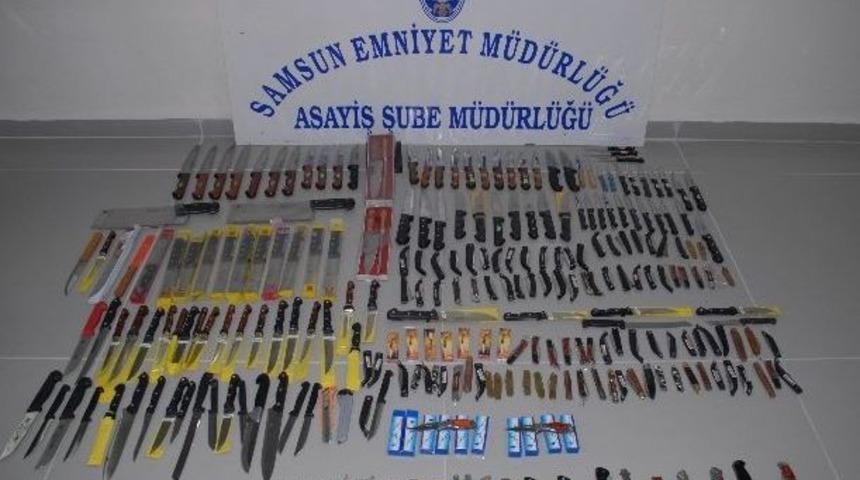 Polis Satışı Yasak 281 Adet Bı&ccedil;ağa El Koydu