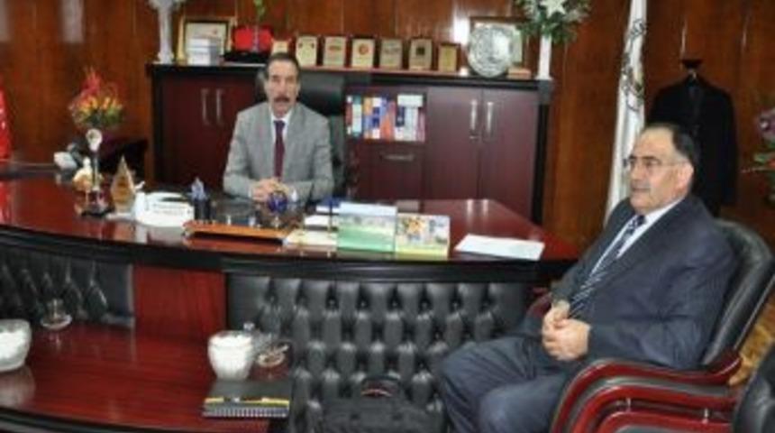 Tmo Erzurum Şube M&uuml;d&uuml;r&uuml; Temir, Başkan Akkaya&rsquo;yı Ziyaret Etti