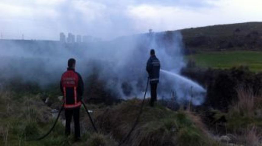 Gelişig&uuml;zel Yakılan Hurda Beyaz Eşyalar, Paniğe Sebep Oldu