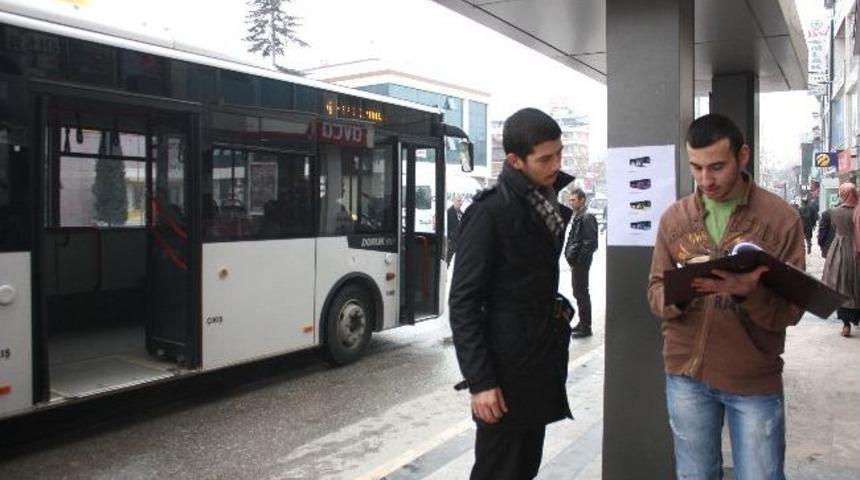 D&uuml;zce Belediyesi, Otob&uuml;slerin Rengini Halka Soruyor