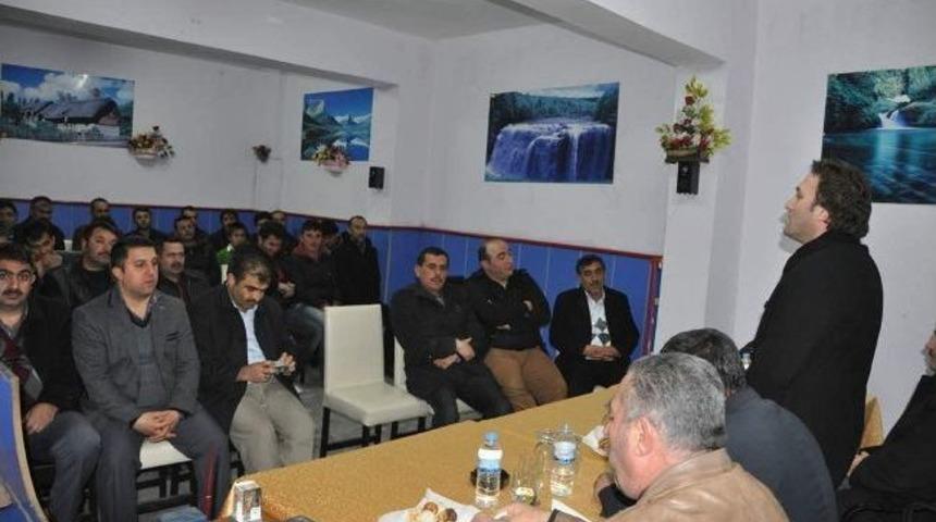 Suşehri Ak Parti İl&ccedil;e Teşkilatı Taşıyıcılar Kooperatifini Ziyaret Etti