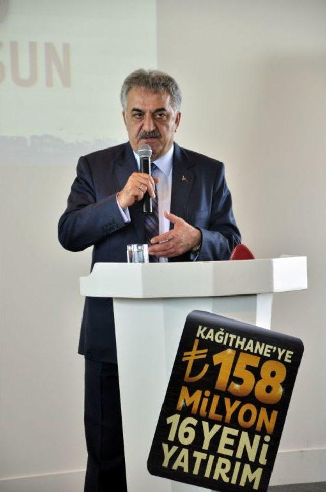 Kağıthane'ye 158 Milyon Liralık 16 Yeni Yatırım