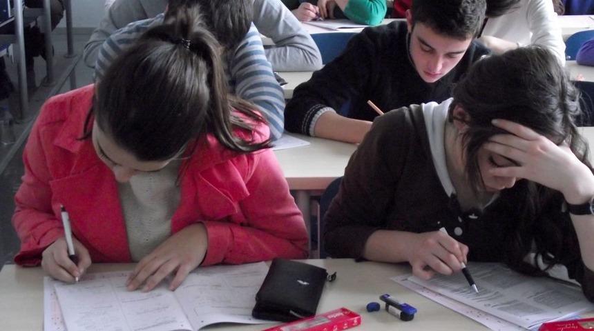 Uşak&rsquo;ta YGS Tatbikatı Yapıldı