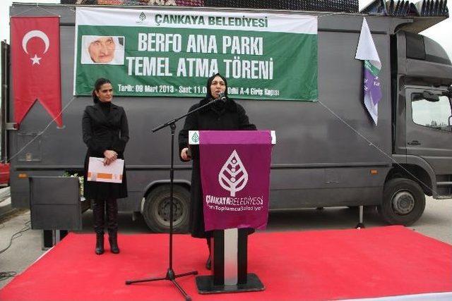 Çankaya’da Berfo Ana Parkı’nın Temeli Törenle Atıldı