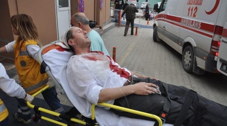 Aş&ccedil;ıyı Tabldotla Yaraladılar