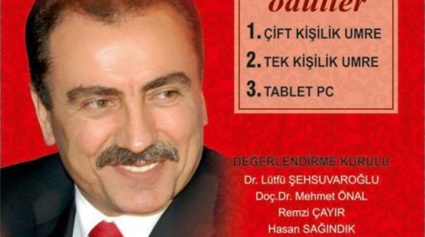 Yazıcıoğlu Anısına D&uuml;zenlenen Şiir Yarışmasının &Ouml;d&uuml;l&uuml; Umre Ziyareti