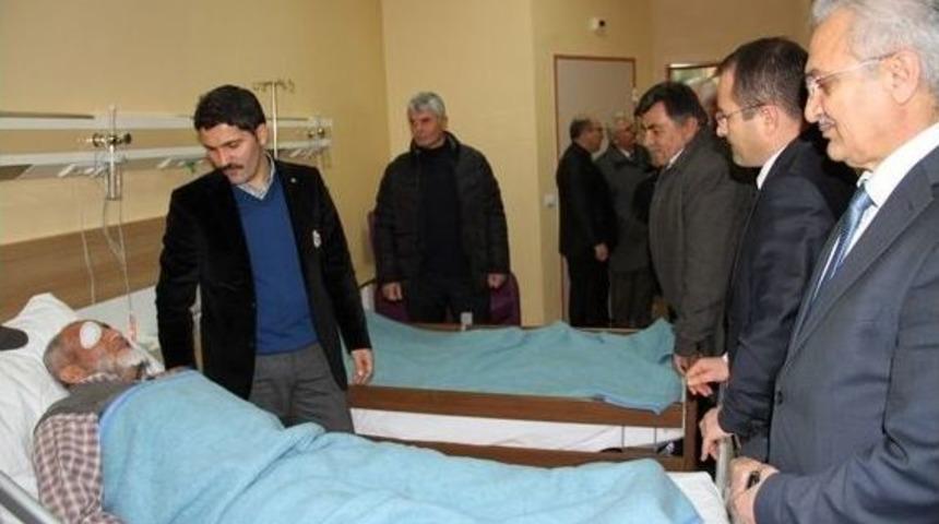 &Ccedil;akır Hasta Ziyaretlerine Devam Ediyor