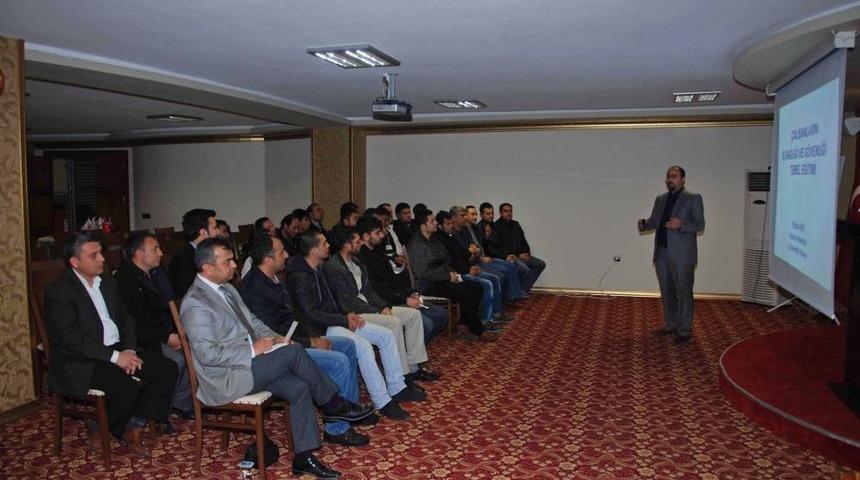 AGİD &Uuml;yelerine &lsquo;İş Sağlığı Ve G&uuml;venliği Eğitimi&rsquo; Verildi