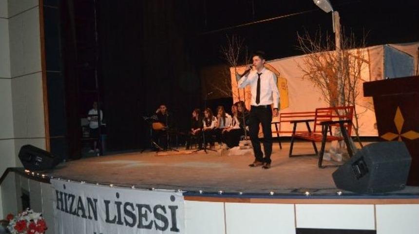Hizan Lisesi&rsquo;nden &lsquo;5. Mevsim Şiir Dinletisi&rsquo;