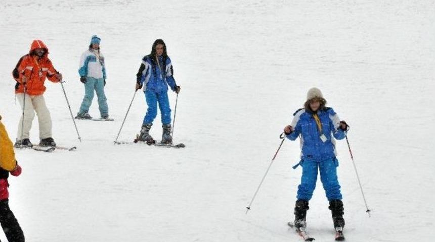 Kartalkaya&rsquo;da Kayak Keyfi