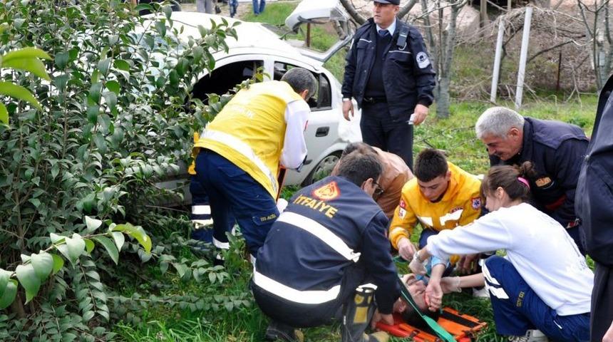 Amasya&rsquo;da Trafik Kazası: 2 Ağır Yaralı