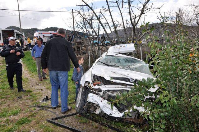 Amasya’da Trafik Kazası: 2 Ağır Yaralı
