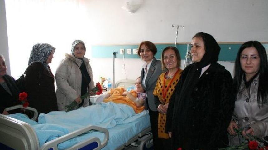 Mhp İl Kadın Kolları, Kadınlara Karanfil Dağıttı