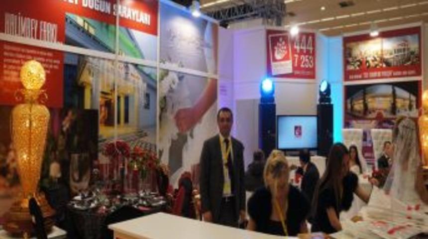 Evlilik Fuarında Osmanlı Motifli D&uuml;ğ&uuml;n Salonu Yoğun Ilgi G&ouml;rd&uuml;