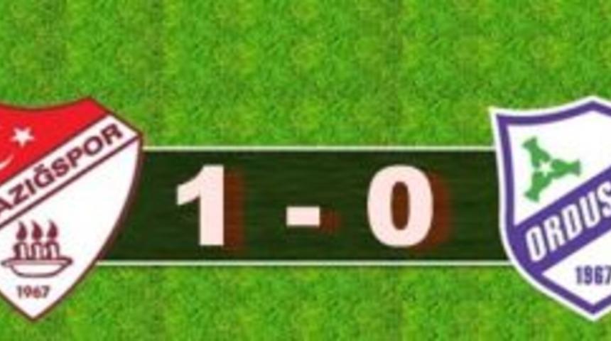 SB Elazığspor:1 Ordu: 0