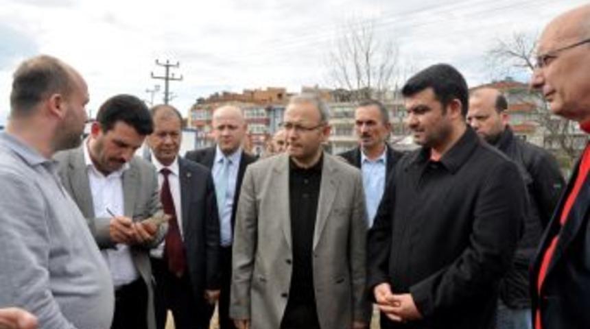 Ercan Candan, Ereğli ve Alaplı'da ziyaretlerde bulundu