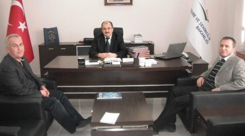 Ak Parti'li Mercan Ve Eldiven'den M&uuml;d&uuml;rlere Ziyaret