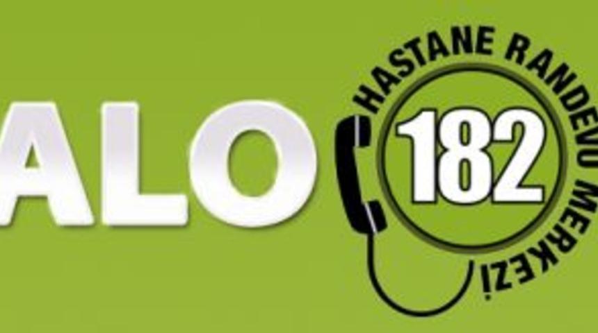 Alo 182 randevu sistemi