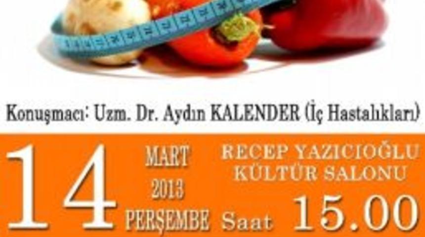 S&ouml;ke Belediyesi&rsquo;nden &lsquo;erişkinlerde Diyabet Ve Obezite&rsquo; Semineri