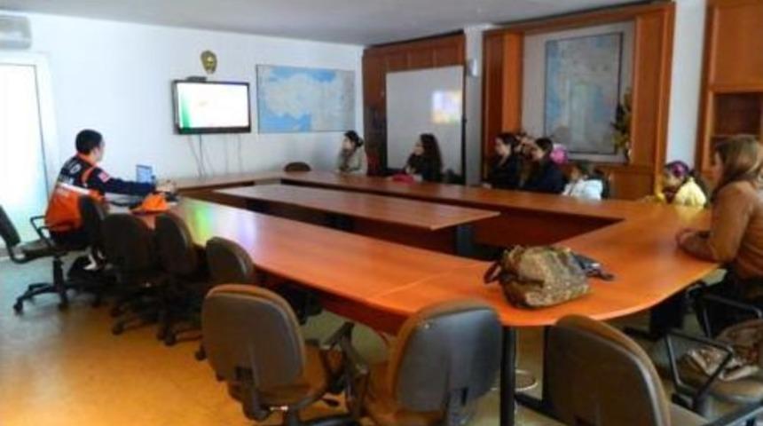 &Ccedil;ocuklardan Afad&rsquo;a Ziyaret