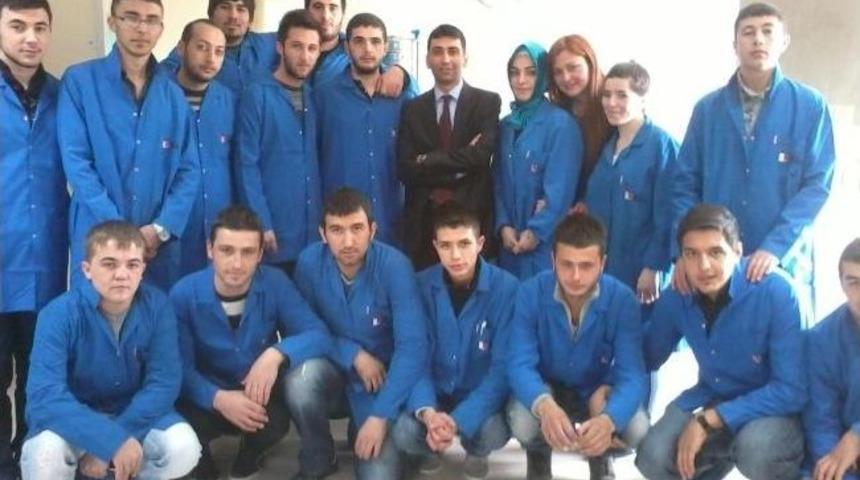 &Ouml;ğrenciler &Ccedil;imento Fabrikasında Uygulamalı Derslere Başladı