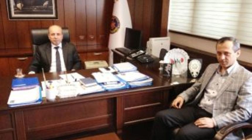 Malatya Heyetinden, Bursa Emniyet M&uuml;d&uuml;r&uuml; Kahya&rsquo;ya Ziyaret