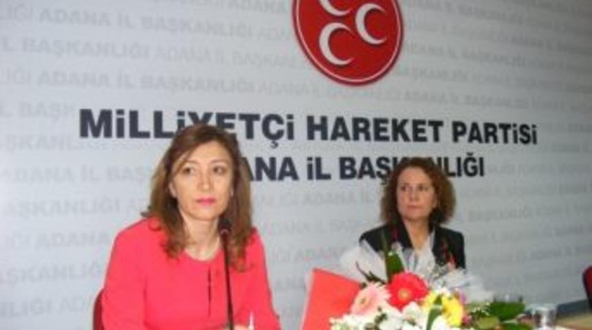 Mhp Kadın Kolları Genel Başkanı Şenel, Adana’da
