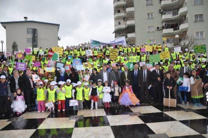 Kozan'da 750 Öğrenci Çevre İçin Yürüdü G5