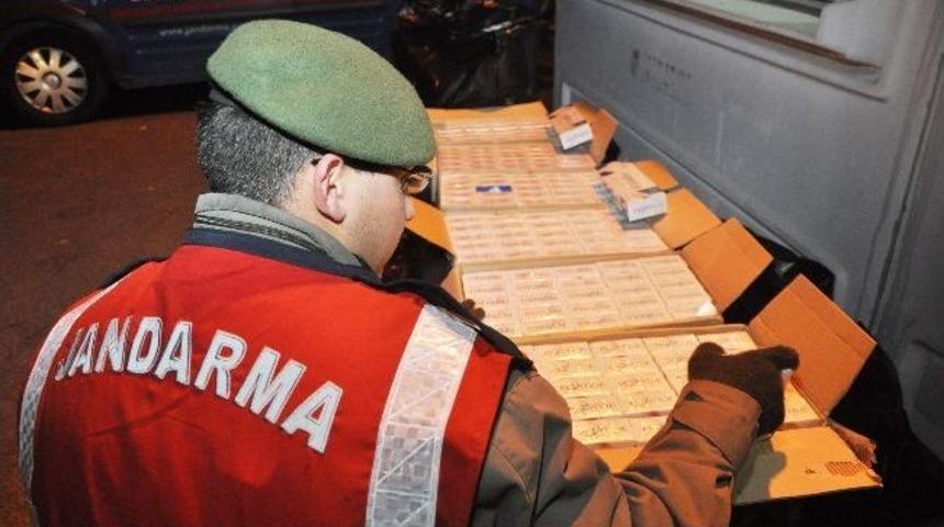 Minib&uuml;sten 40 Bin Paket Ka&ccedil;ak Sigara &Ccedil;ıktı