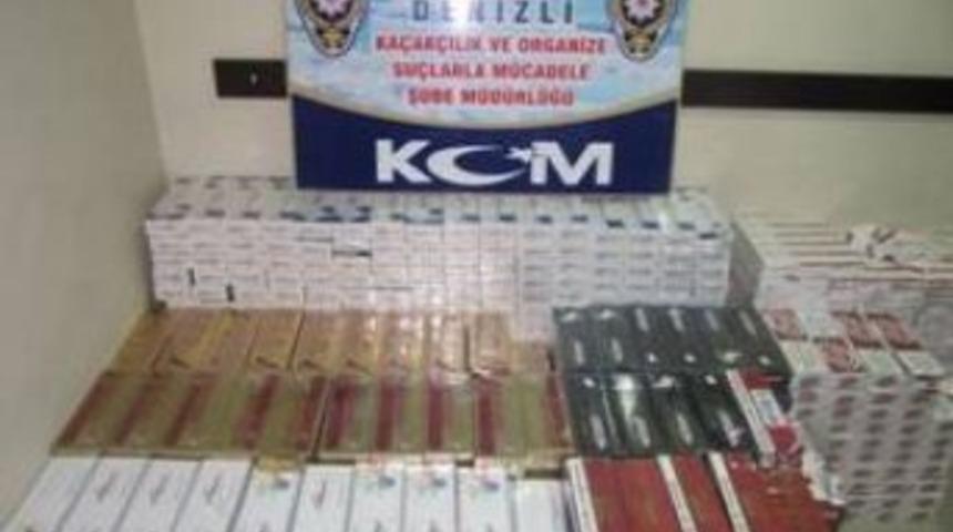 Denizli&rsquo;de Ka&ccedil;ak Sigara Operasyonu