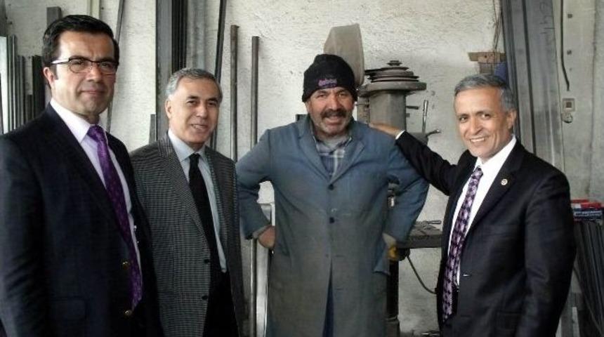 Milletvekili Yurttaş, Sanayi Esnafını Ziyaret Etti